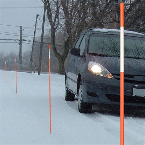 stakes for snow plowing